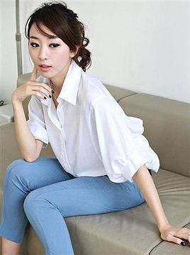 欧美短款衬衣图片女装,展现女性率性与时尚魅力的必备单品